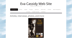 Desktop Screenshot of evacassidy.org